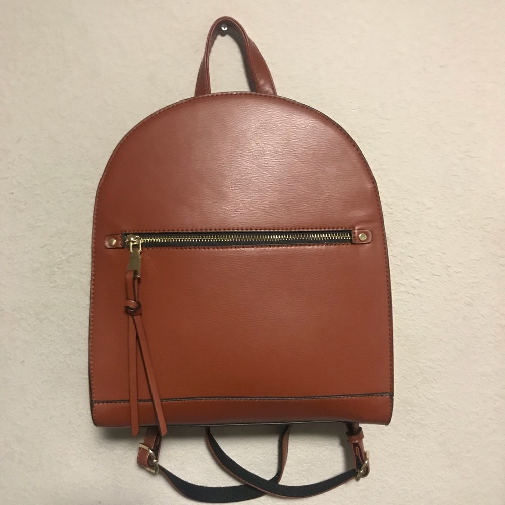 Faux Leather Backpack